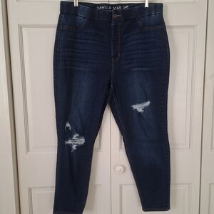 Vanilla Star high rise distressed jeggings - NWOT